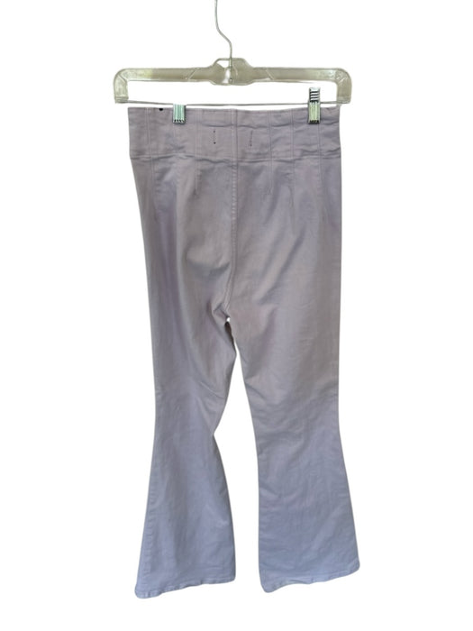 We The Free Size 27 Lavender Cotton Blend High Waist Flare Jeans Lavender / 27