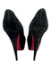 Christian Louboutin Shoe Size 38.5 Black Leather Suede Platform Stiletto Pumps Black / 38.5