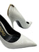 Tom Ford Shoe Size 39 White & Gold Patent Leather Pointed Toe Initial Pumps White & Gold / 39