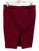 Gucci Size 40 Red Cotton Blend Pocketed Back Zip Pencil Knee length Skirt Red / 40