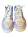 Nike Shoe Size 7.5 White & Lilac Purple Leather High Top lace up Sneakers White & Lilac Purple / 7.5