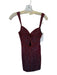 Sherri Hill Size 00 Black & Red Polyester Rhinestone Cutout Back Zip Mini Gown Black & Red / 00