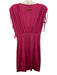 Versace Jeans Couture Size 6 Magenta Pink Polyamide Ruched shoulders Dress Magenta Pink / 6