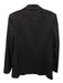 AYR Size XS Black Wool Blend Flap Pocket Shoulder Pads One Button Blazer Jacket Black / XS