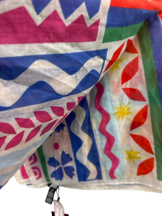 Echo blue, pink, multi Cotton Geometric Rectangle scarf blue, pink, multi / One Size