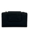 ALLSAINTS Black Pebbled Leather Snap Closure Card Slots Bifold Wallets Black