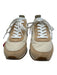 Rag & Bone Shoe Size 37.5 beige, tan, white Leather & Fabric Lace Up Sneakers beige, tan, white / 37.5