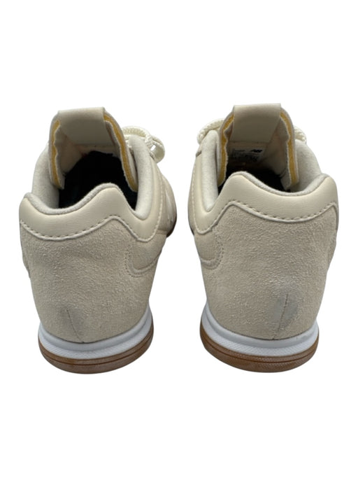 New Balance Shoe Size 6.5 Beige & White Suede lace up Logo Low Top Sneakers Beige & White / 6.5