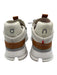 On Cloud Shoe Size 7.5 light gray, white, brown textile & synthetic Sneakers light gray, white, brown / 7.5