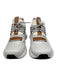 On Cloud Shoe Size 7.5 light gray, white, brown textile & synthetic Sneakers light gray, white, brown / 7.5