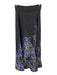 Zimmermann Size 1 Black, Blue, Green Linen Blend High Rise Floral Side Zip Skirt Black, Blue, Green / 1