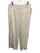 Eileen Fisher Size Large Cream White Tencel High Rise Pleated Wide Leg Pants Cream White / Large
