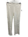 Avenue Montaigne Size 0 White Cotton Blend Straight Leg Pants White / 0