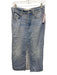 Rag & Bone Size 27 Light Wash Tencel High Rise Denim Print Pockets Midi Skirt Light Wash / 27