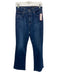 AG Size 26 Dark Wash Cotton Denim High Rise Whiskering distressed Boot Jeans Dark Wash / 26