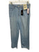 L'agence Size 26 Light Wash Cotton Denim High Rise Crop Wide Leg Jeans Light Wash / 26