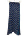 Natalie Martin Size M Blue & Beige Silk Geometric Midi Wrap Skirt Blue & Beige / M