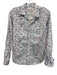 Frank & Eileen Size Small Blue, Pink, Black Cotton Long Sleeve Floral Collar Top Blue, Pink, Black / Small