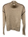 Minnie Rose Size Small Beige & Brown Cashmere Blend Long Sleeve Ribbed Sweater Beige & Brown / Small