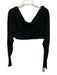 Beautiful People Size P Black Modal Blend Long Sleeve Bolero Sweater Black / P