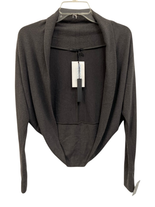 Beautiful People Size One Size Dark Gray Modal Blend Long Sleeve Bolero Sweater Dark Gray / One Size