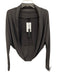 Beautiful People Size One Size Dark Gray Modal Blend Long Sleeve Bolero Sweater Dark Gray / One Size
