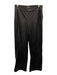 Avenue Montaigne Size 00 Black Faux Leather High Rise Wide Leg Pants Black / 00