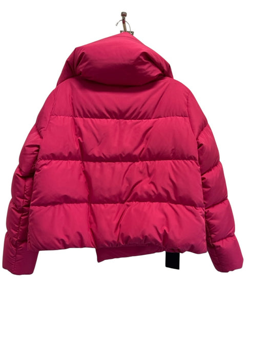 Bacon Size XS Hot pink Polyester Down Fill Snap Button Front Cropped Jacket Hot pink / XS