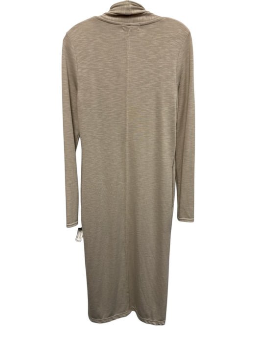 Michael Stars Size S Cream Beige Polyester Blend Heathered Knit Cardigan Sweater Cream Beige / S