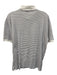 Ralph Lauren Purple Size L White & Blue Cotton Striped Polo Men's Short Sleeve White & Blue / L