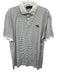 Ralph Lauren Purple Size L White & Blue Cotton Striped Polo Men's Short Sleeve White & Blue / L
