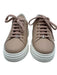 Salvatore Ferragamo Shoe Size 9 Blush Pink Leather Upper Lace Up Logo Sneakers Blush Pink / 9