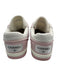 Chanel Shoe Size 39 Pink & White Canvas & Rubber Lace Up Colorblock Sneakers Pink & White / 39