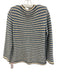 Veronica Beard Size Medium Blue, Gold, White Cotton Blend Button Front Jacket Blue, Gold, White / Medium