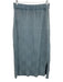 Tuckernuck Size Medium Dusty Blue Cotton Short Sleeve Checkered Maxi Skirt Set Dusty Blue / Medium