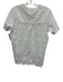 Williams Athletic Club Size Medium White Cotton Blend Short Sleeve Star Lace Top White / Medium