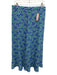 Diane Von Furstenberg Size 8 Blue & Green Viscose Blend High Rise Maxi Skirt Blue & Green / 8
