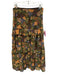 J Mclaughlin Size 8 Green, Blue, Yellow Polyester High Rise Floral Maxi Skirt Green, Blue, Yellow / 8