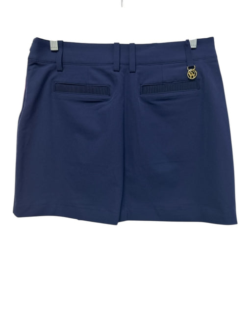Williams Athletic Club Size Medium Navy Blue Polyester Blend Side Zip Skirt Navy Blue / Medium