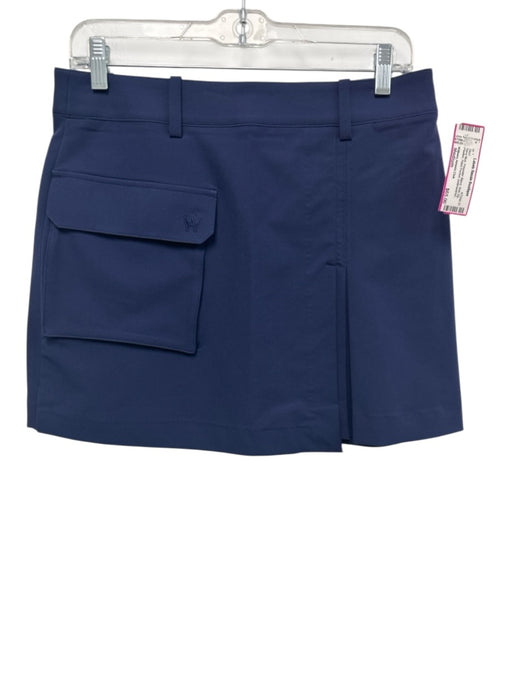 Williams Athletic Club Size Medium Navy Blue Polyester Blend Side Zip Skirt Navy Blue / Medium