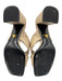 Prada Shoe Size 39.5 Beige Leather Upper Quilted Logo Detail Criss Cross Sandals Beige / 39.5