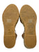 Stuart Weitzman Shoe Size 9.5 Beige Leather Upper Ankle Wrap Open Toe Espadrille Beige / 9.5