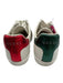 Gucci Shoe Size 39 White, Green, Red Leather Upper Lace Up Gucci Web Sneakers White, Green, Red / 39