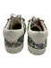 Tory Burch Shoe Size 9 Green, Blue, Pink Leather Upper Ruffle Floral Sneakers Green, Blue, Pink / 9