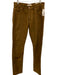 Billy Reid Size 30 Brown Cotton Solid Men's Pants Brown / 30