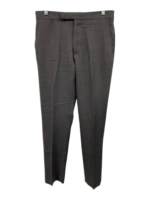 Polo Size 30 Gray Viscose Blend Solid Side Tabs Men's Pants Gray / 30