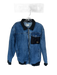 BDG Size M Dark Wash Cotton Denim Collar Zip Up Men's Jacket Dark Wash / M