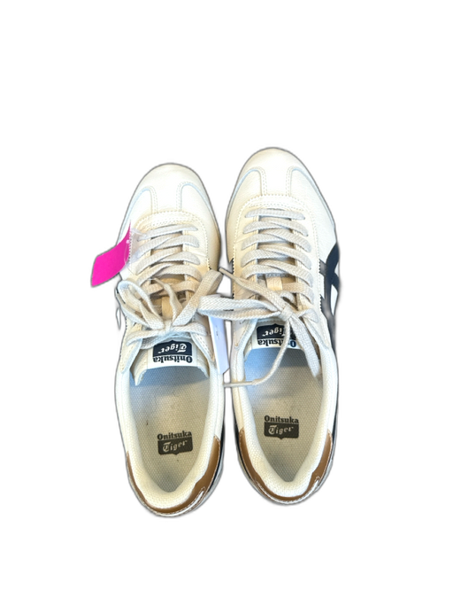 Onitsuka Tiger Shoe Size 9 NWT Cream & Navy Leather Rubber Sole Lace Up Sneakers Cream & Navy / 9