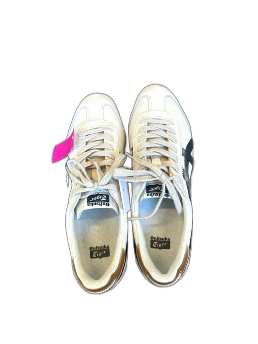 Onitsuka Tiger Shoe Size 9 NWT Cream & Navy Leather Rubber Sole Lace Up Sneakers Cream & Navy / 9