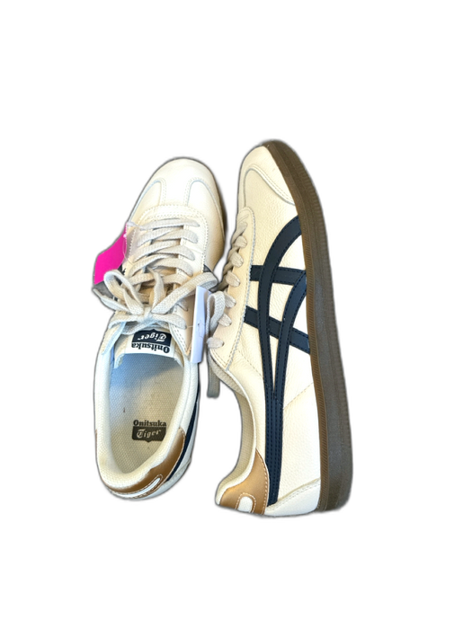 Onitsuka Tiger Shoe Size 9 NWT Cream & Navy Leather Rubber Sole Lace Up Sneakers Cream & Navy / 9